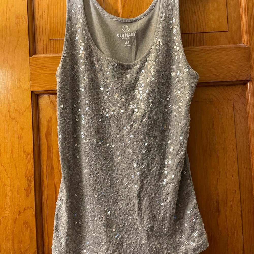 Old Navy Sequin Tank Top